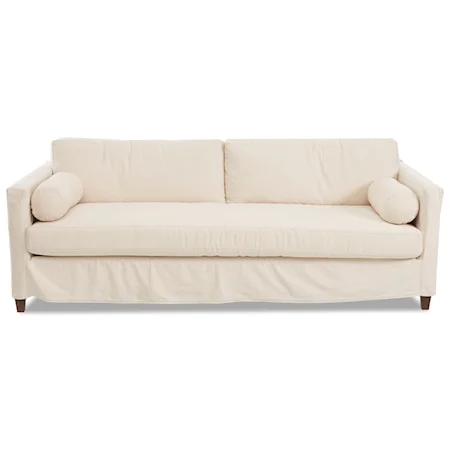 Slipcover Sofa with Down Blend Cushions